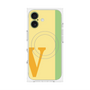 プレミアムパネル with MagSafe［ オリジナル - initial color line - V yellow ］