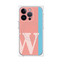 プレミアムパネル with MagSafe［ オリジナル - initial color line - W pink ］
