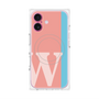 プレミアムパネル with MagSafe［ オリジナル - initial color line - W pink ］