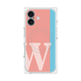 プレミアムパネル with MagSafe［ オリジナル - initial color line - W pink ］
