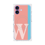 プレミアムパネル with MagSafe［ オリジナル - initial color line - W pink ］