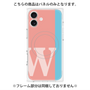 プレミアムパネル with MagSafe［ オリジナル - initial color line - W pink ］