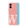 プレミアムパネル with MagSafe［ オリジナル - initial color line - W pink ］
