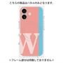 プレミアムパネル with MagSafe［ オリジナル - initial color line - W pink ］