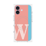 プレミアムパネル with MagSafe［ オリジナル - initial color line - W pink ］