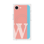 プレミアムパネル with MagSafe［ オリジナル - initial color line - W pink ］