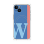 プレミアムパネル with MagSafe［ オリジナル - initial color line - W blue ］