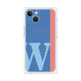 プレミアムパネル with MagSafe［ オリジナル - initial color line - W blue ］