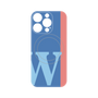 プレミアムパネル with MagSafe［ オリジナル - initial color line - W blue ］