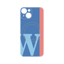 プレミアムパネル with MagSafe［ オリジナル - initial color line - W blue ］