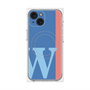 プレミアムパネル with MagSafe［ オリジナル - initial color line - W blue ］