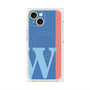 プレミアムパネル with MagSafe［ オリジナル - initial color line - W blue ］