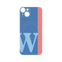 プレミアムパネル with MagSafe［ オリジナル - initial color line - W blue ］