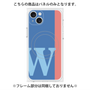 プレミアムパネル with MagSafe［ オリジナル - initial color line - W blue ］