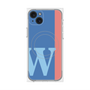 プレミアムパネル with MagSafe［ オリジナル - initial color line - W blue ］