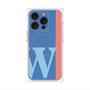 プレミアムパネル with MagSafe［ オリジナル - initial color line - W blue ］