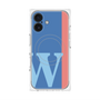 プレミアムパネル with MagSafe［ オリジナル - initial color line - W blue ］
