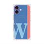 プレミアムパネル with MagSafe［ オリジナル - initial color line - W blue ］