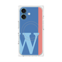 プレミアムパネル with MagSafe［ オリジナル - initial color line - W blue ］