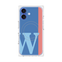 プレミアムパネル with MagSafe［ オリジナル - initial color line - W blue ］