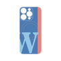 プレミアムパネル with MagSafe［ オリジナル - initial color line - W blue ］