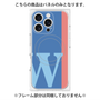 プレミアムパネル with MagSafe［ オリジナル - initial color line - W blue ］
