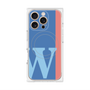 プレミアムパネル with MagSafe［ オリジナル - initial color line - W blue ］