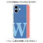 プレミアムパネル with MagSafe［ オリジナル - initial color line - W blue ］