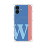 プレミアムパネル with MagSafe［ オリジナル - initial color line - W blue ］