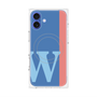 プレミアムパネル with MagSafe［ オリジナル - initial color line - W blue ］
