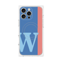 プレミアムパネル with MagSafe［ オリジナル - initial color line - W blue ］