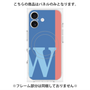 プレミアムパネル with MagSafe［ オリジナル - initial color line - W blue ］
