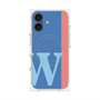 プレミアムパネル with MagSafe［ オリジナル - initial color line - W blue ］