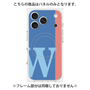 プレミアムパネル with MagSafe［ オリジナル - initial color line - W blue ］