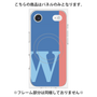 プレミアムパネル with MagSafe［ オリジナル - initial color line - W blue ］