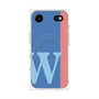 プレミアムパネル with MagSafe［ オリジナル - initial color line - W blue ］