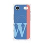 プレミアムパネル with MagSafe［ オリジナル - initial color line - W blue ］
