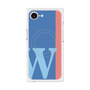 プレミアムパネル with MagSafe［ オリジナル - initial color line - W blue ］