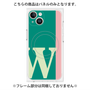 プレミアムパネル with MagSafe［ オリジナル - initial color line - W green ］