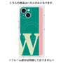 プレミアムパネル with MagSafe［ オリジナル - initial color line - W green ］