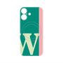 プレミアムパネル with MagSafe［ オリジナル - initial color line - W green ］