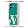 プレミアムパネル with MagSafe［ オリジナル - initial color line - W green ］