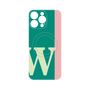 プレミアムパネル with MagSafe［ オリジナル - initial color line - W green ］