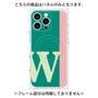 プレミアムパネル with MagSafe［ オリジナル - initial color line - W green ］