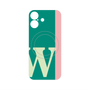 プレミアムパネル with MagSafe［ オリジナル - initial color line - W green ］