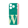 プレミアムパネル with MagSafe［ オリジナル - initial color line - W green ］
