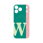 プレミアムパネル with MagSafe［ オリジナル - initial color line - W green ］