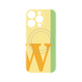 プレミアムパネル with MagSafe［ オリジナル - initial color line - W yellow ］