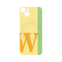 プレミアムパネル with MagSafe［ オリジナル - initial color line - W yellow ］