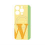 プレミアムパネル with MagSafe［ オリジナル - initial color line - W yellow ］